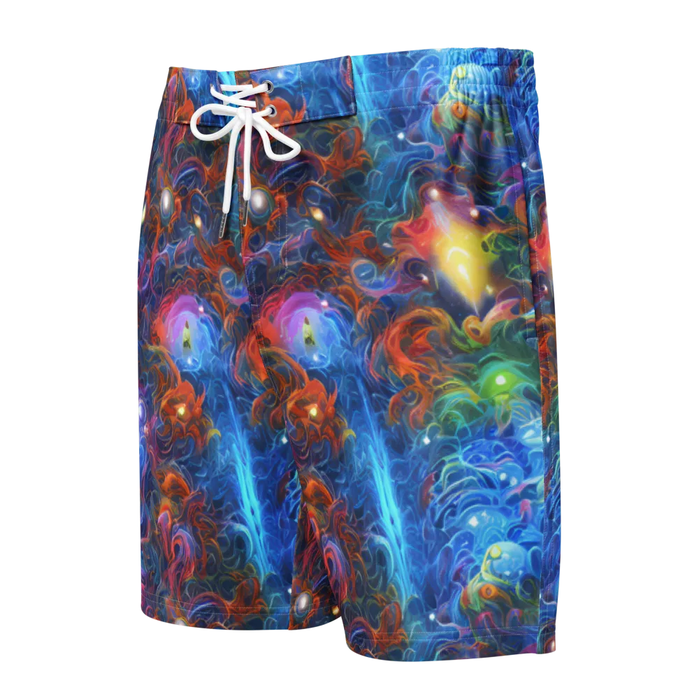 Abyssal Aurora on Men's Board Shorts — Front