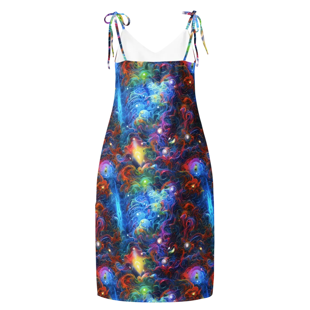 Abyssal Aurora on Slip Dress — Back