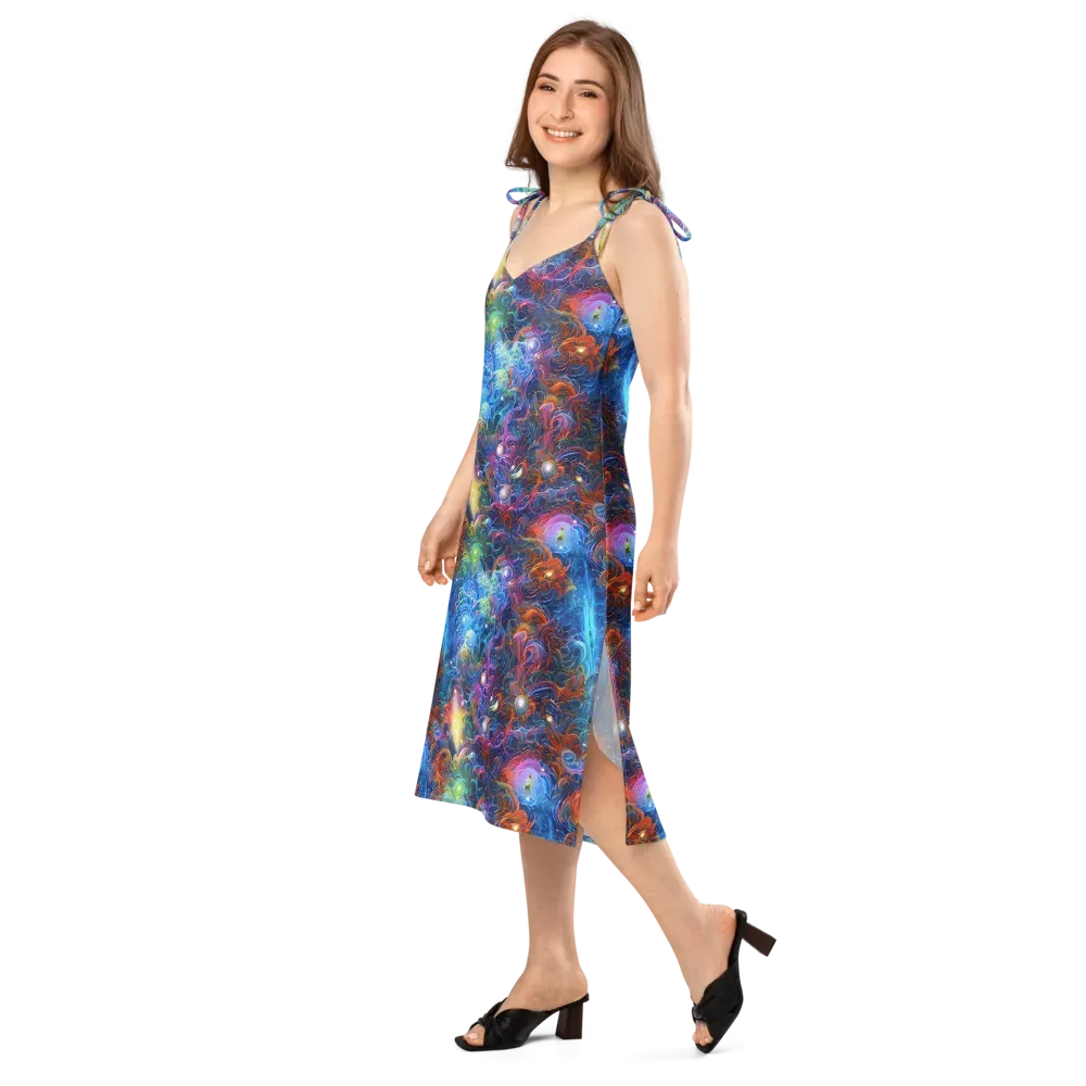Abyssal Aurora on Slip Dress — Left Front