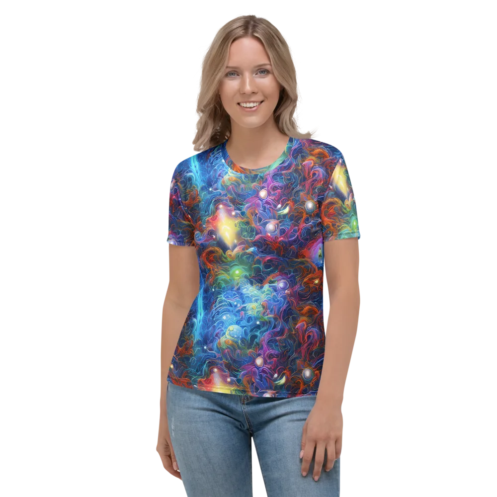 Abyssal Aurora on Women's Crew Neck T-Shirt — Front