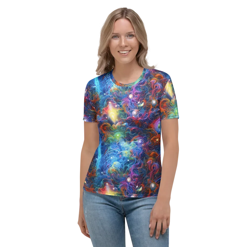 Abyssal Aurora on Women's Crew Neck T-Shirt — Front