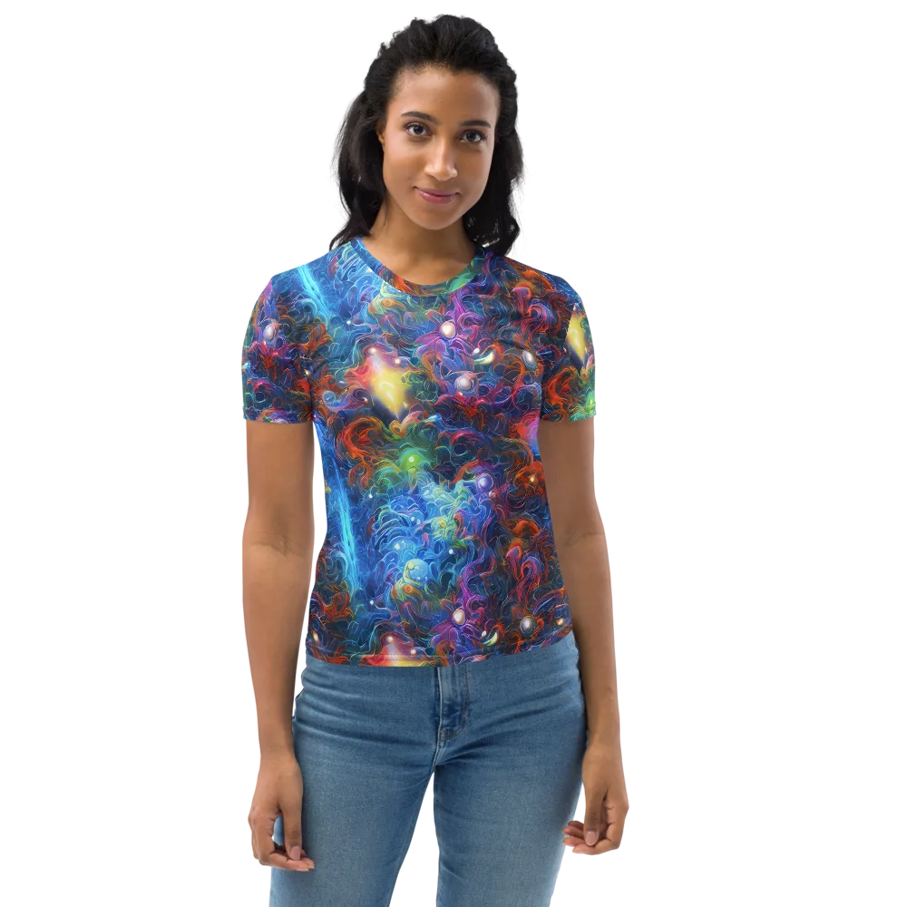 Abyssal Aurora on Women's Crew Neck T-Shirt — Front