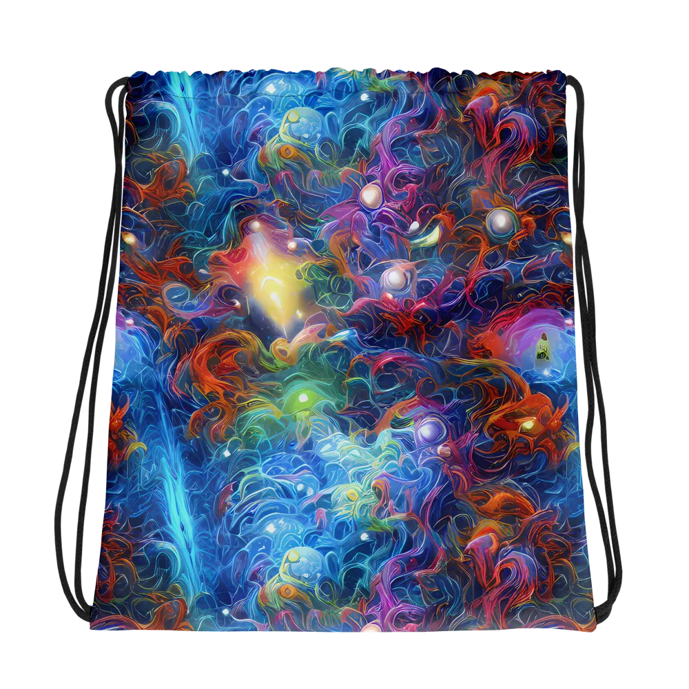 Abyssal Aurora on Drawstring Bag — Photo