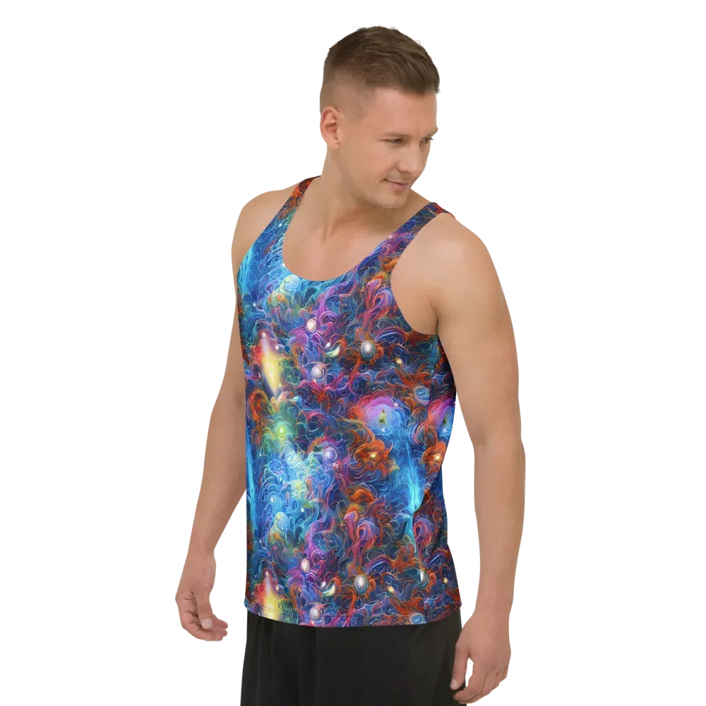 Abyssal Aurora on Men's Tank Top — Left Front