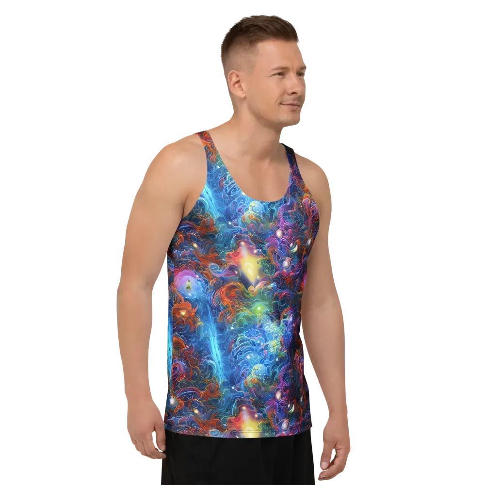 Abyssal Aurora on Men's Tank Top — Right Front
