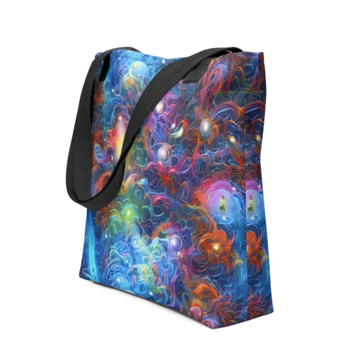 Abyssal Aurora on a Tote Bag