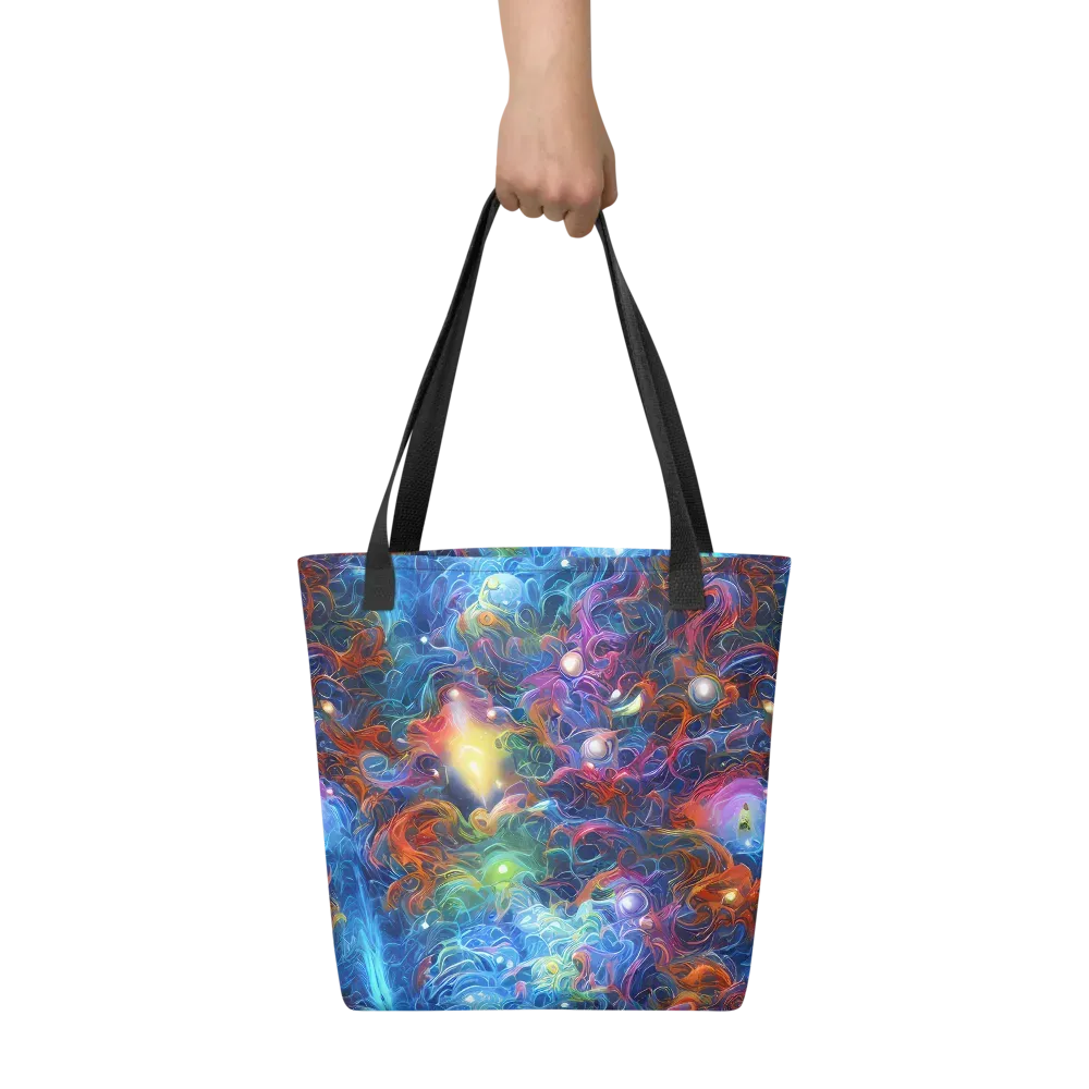 Abyssal Aurora on Tote Bag — Front