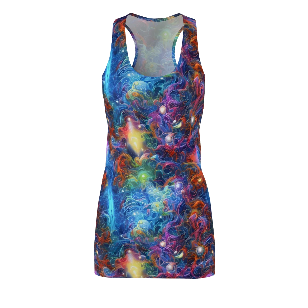 Abyssal Aurora on Racerback Dress — Front