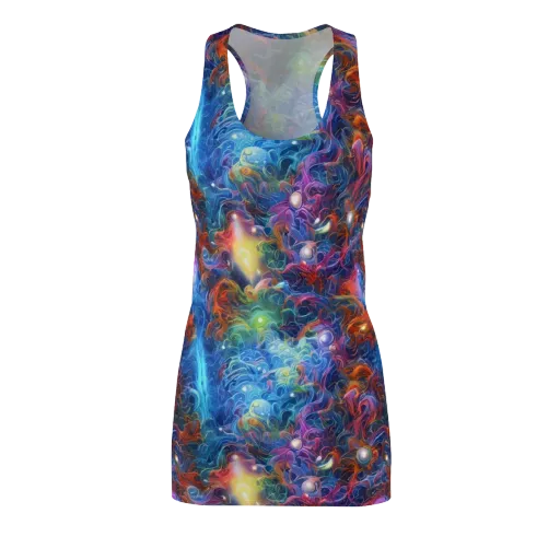 Abyssal Aurora on a Racerback Dress