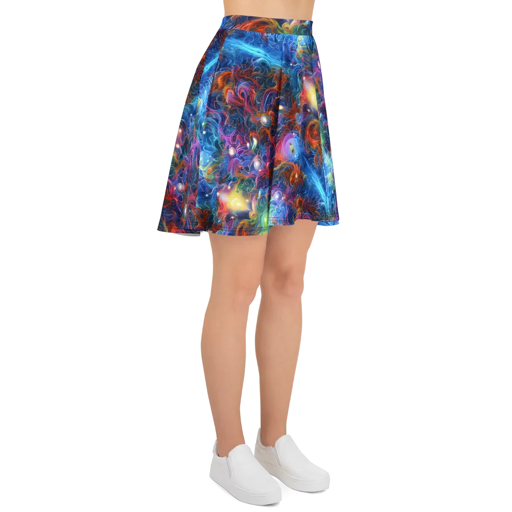 Abyssal Aurora on Skater Skirt — Right
