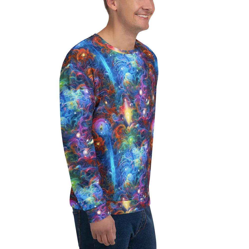 Abyssal Aurora on Sweatshirt — Right Front