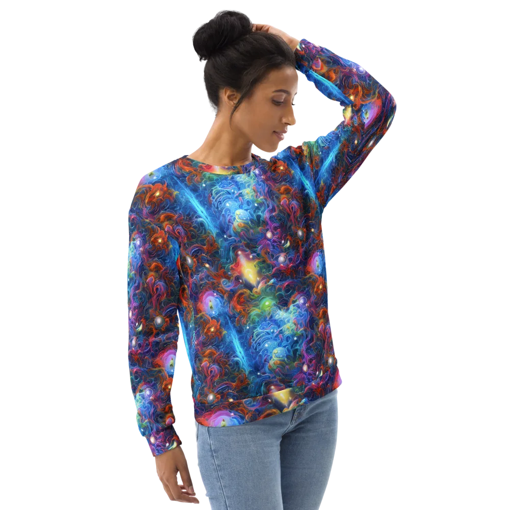 Abyssal Aurora on Sweatshirt — Right Front