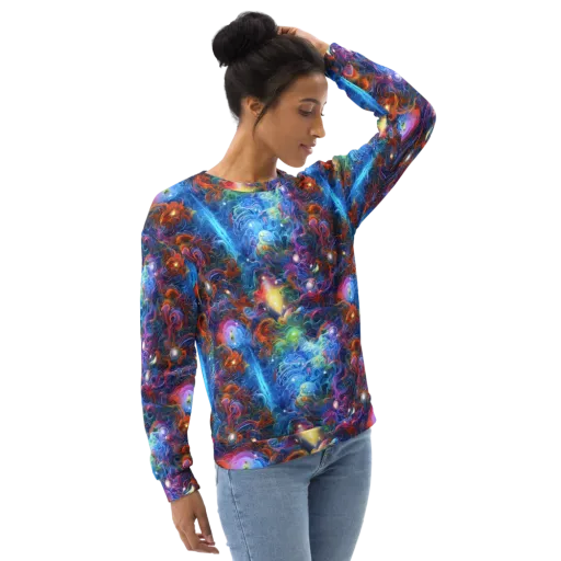 Abyssal Aurora on a Sweatshirt