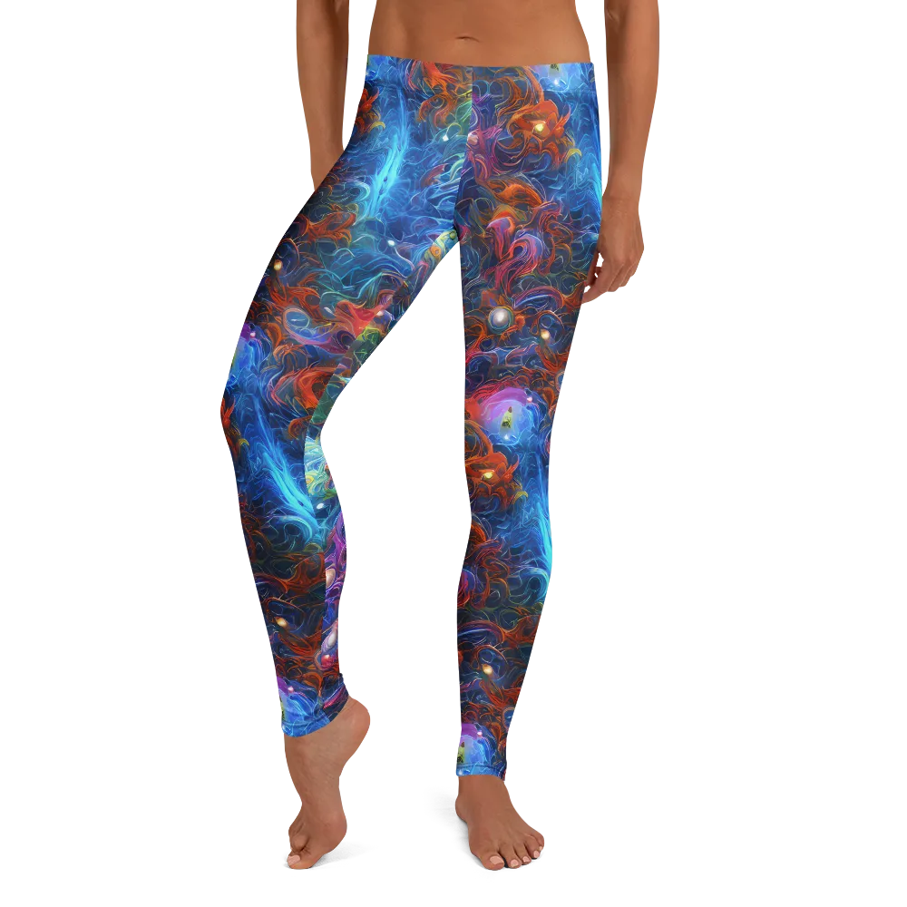 Abyssal Aurora on Leggings — Front