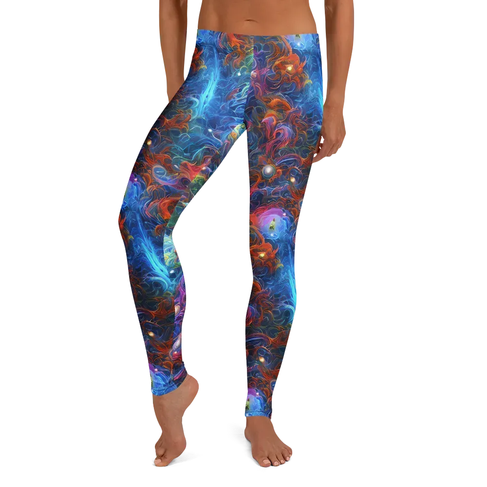 Abyssal Aurora on Leggings — Front