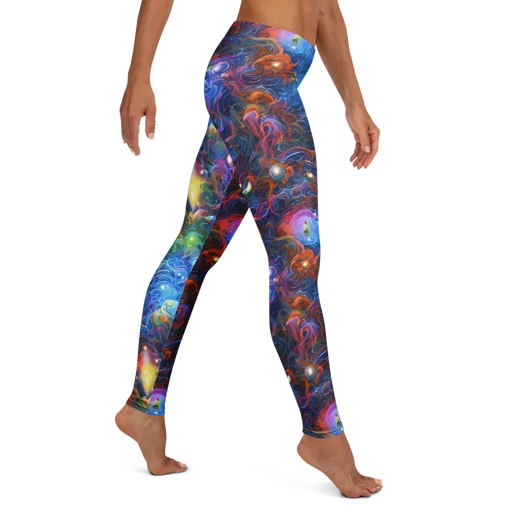 Abyssal Aurora on Leggings — Right