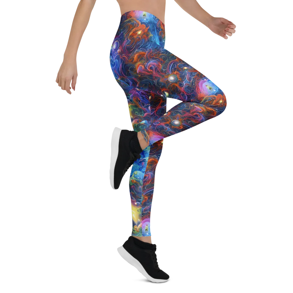 Abyssal Aurora on Leggings — Right