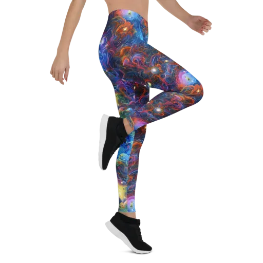 Abyssal Aurora on a Leggings
