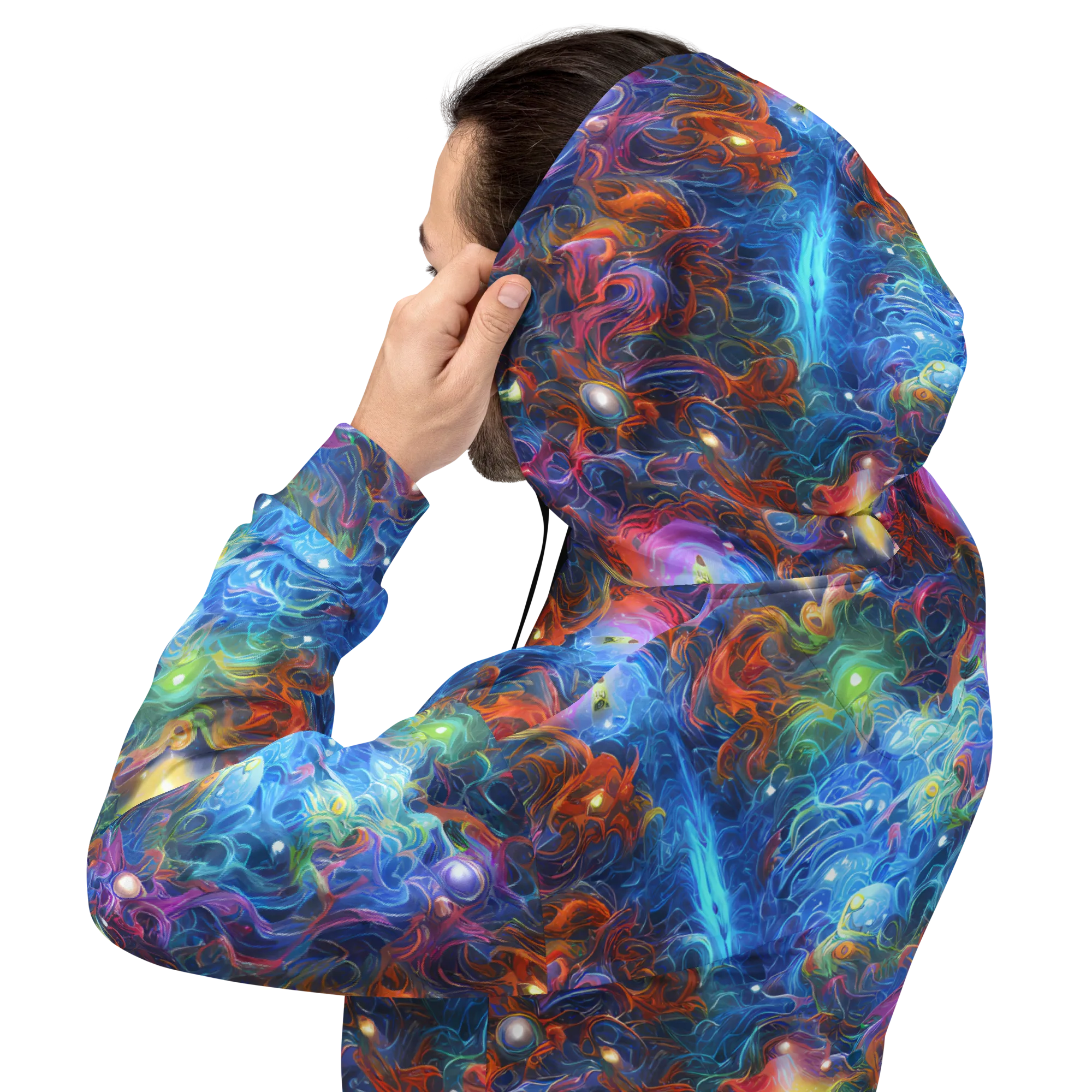 Abyssal Aurora on Hoodie — Back
