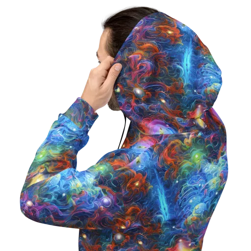 Abyssal Aurora on a Hoodie