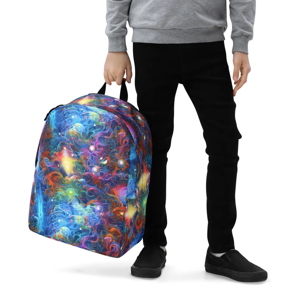 Abyssal Aurora on Minimalist Backpack — Zoomed-in