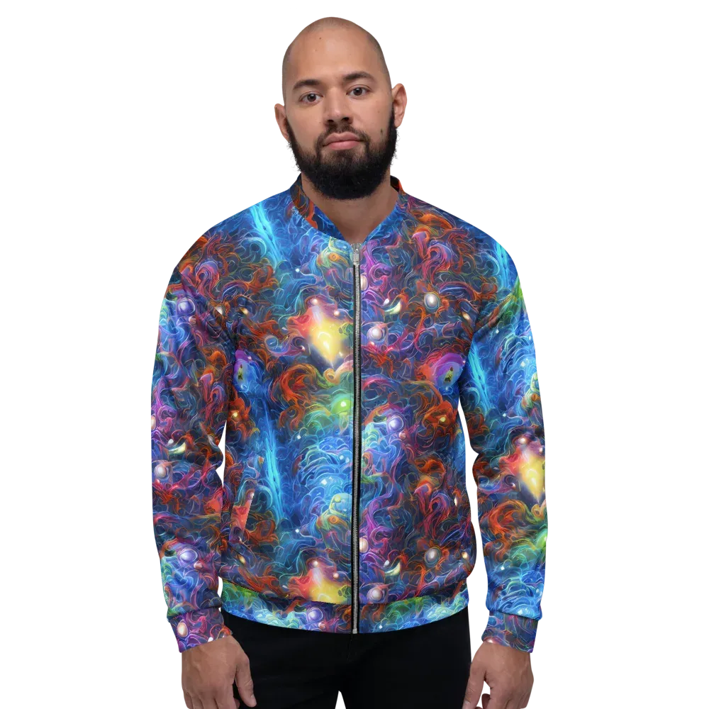 Abyssal Aurora on Bomber Jacket — Front