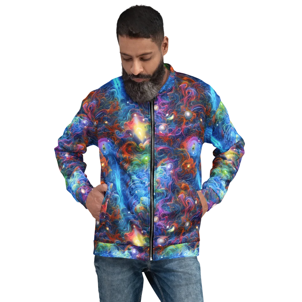 Abyssal Aurora on Bomber Jacket — Front
