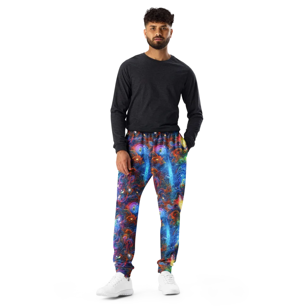 Abyssal Aurora on Men's Joggers — Front