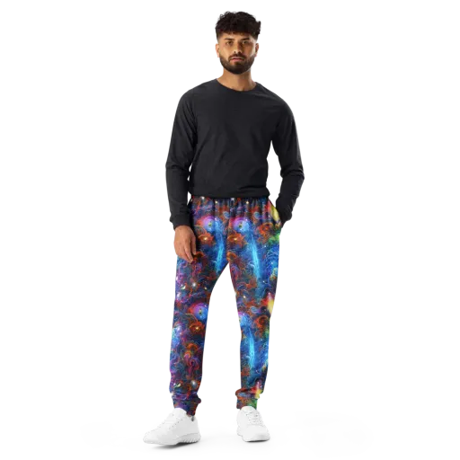 Abyssal Aurora on a Men's Joggers