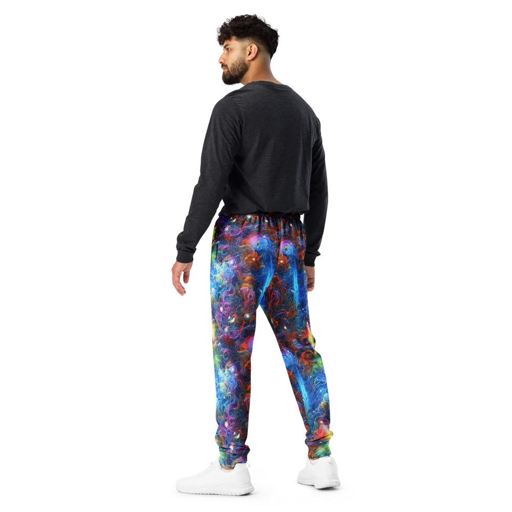 Abyssal Aurora on Men's Joggers — Back