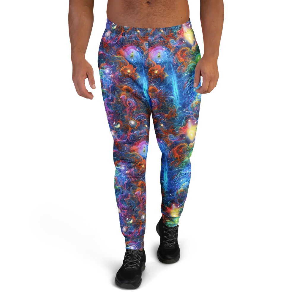 Abyssal Aurora on Men's Joggers — Front