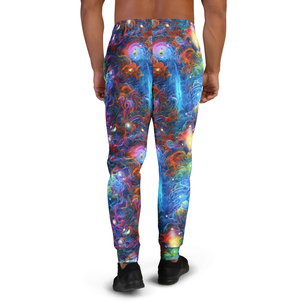 Abyssal Aurora on Men's Joggers — Back