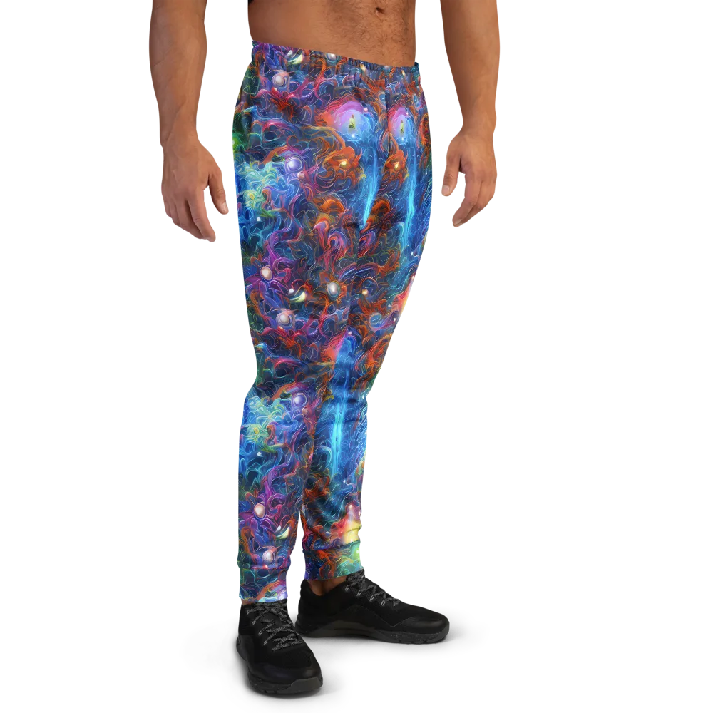 Abyssal Aurora on Men's Joggers — Right