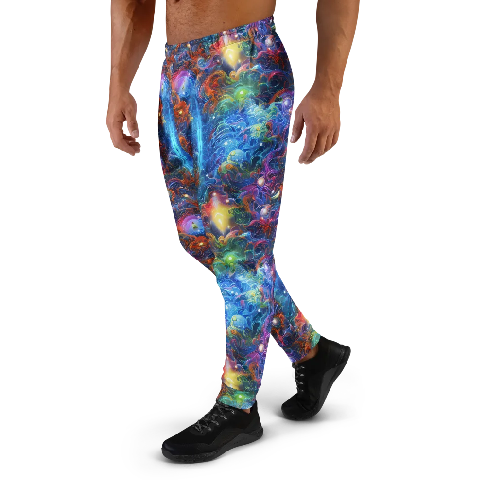 Abyssal Aurora on Men's Joggers — Left