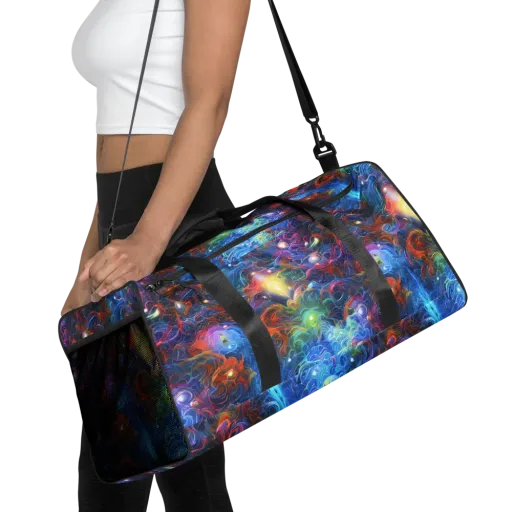Abyssal Aurora on a Duffle Bag