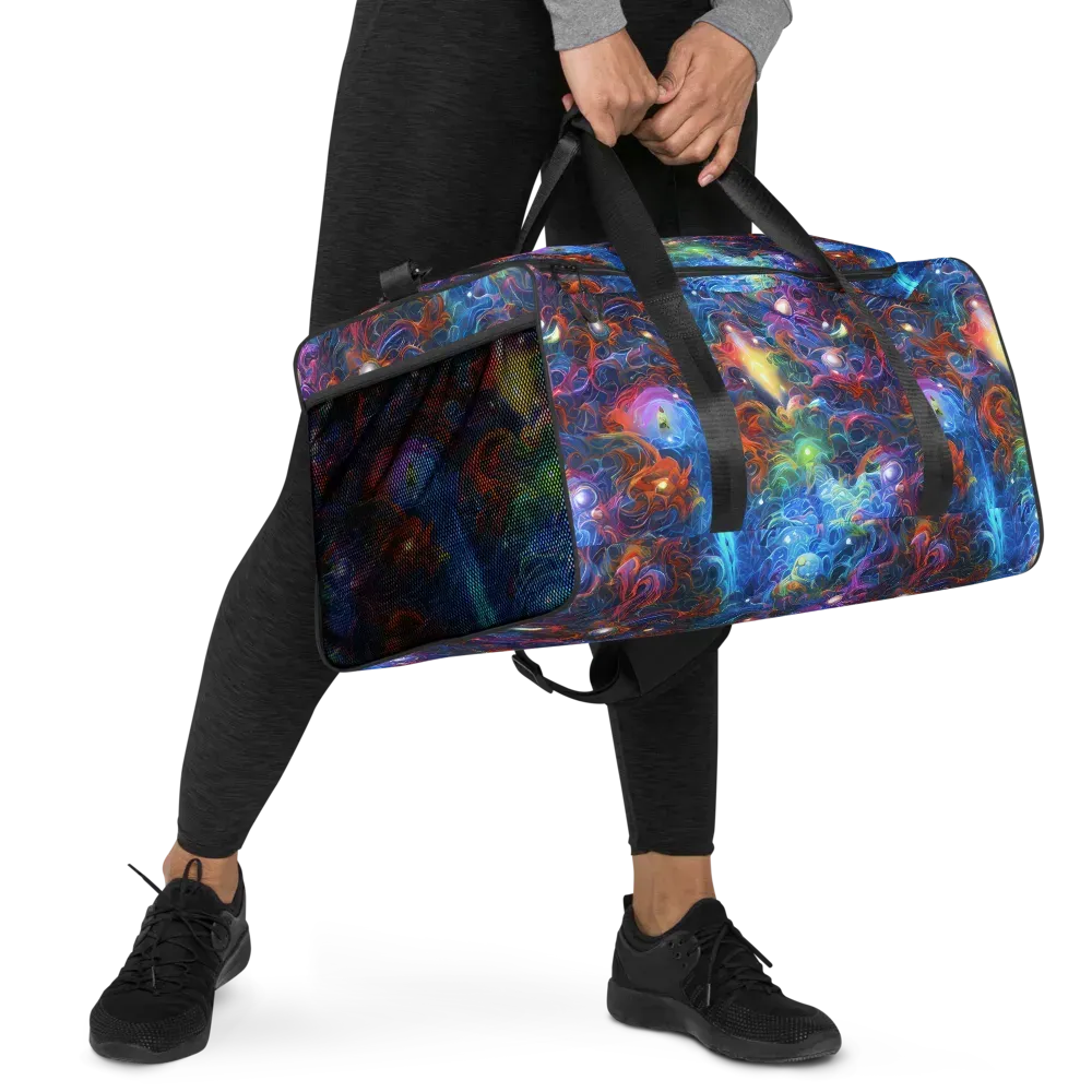 Abyssal Aurora on Duffle Bag — Right Front