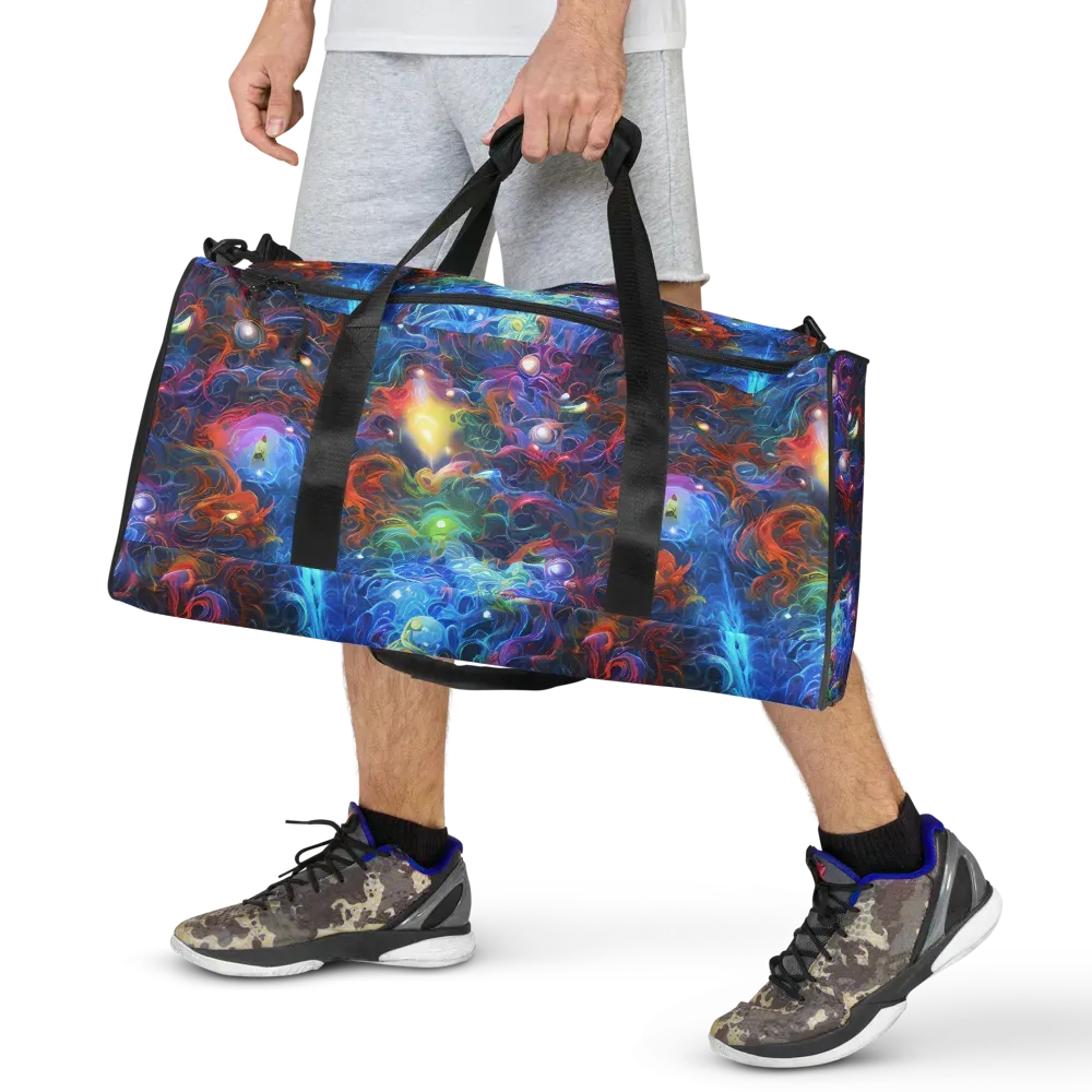 Abyssal Aurora on Duffle Bag — Front