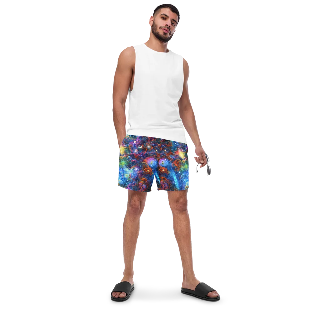 Abyssal Aurora on Swim Trunks — Front