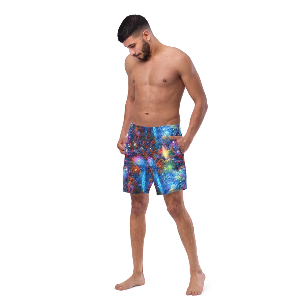 Abyssal Aurora on Swim Trunks — Left Front