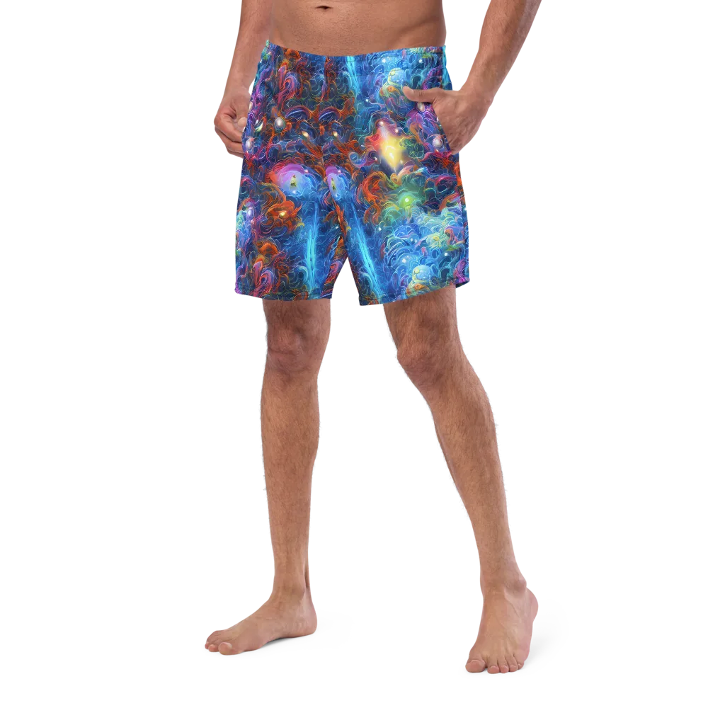 Abyssal Aurora on Swim Trunks — Left Front