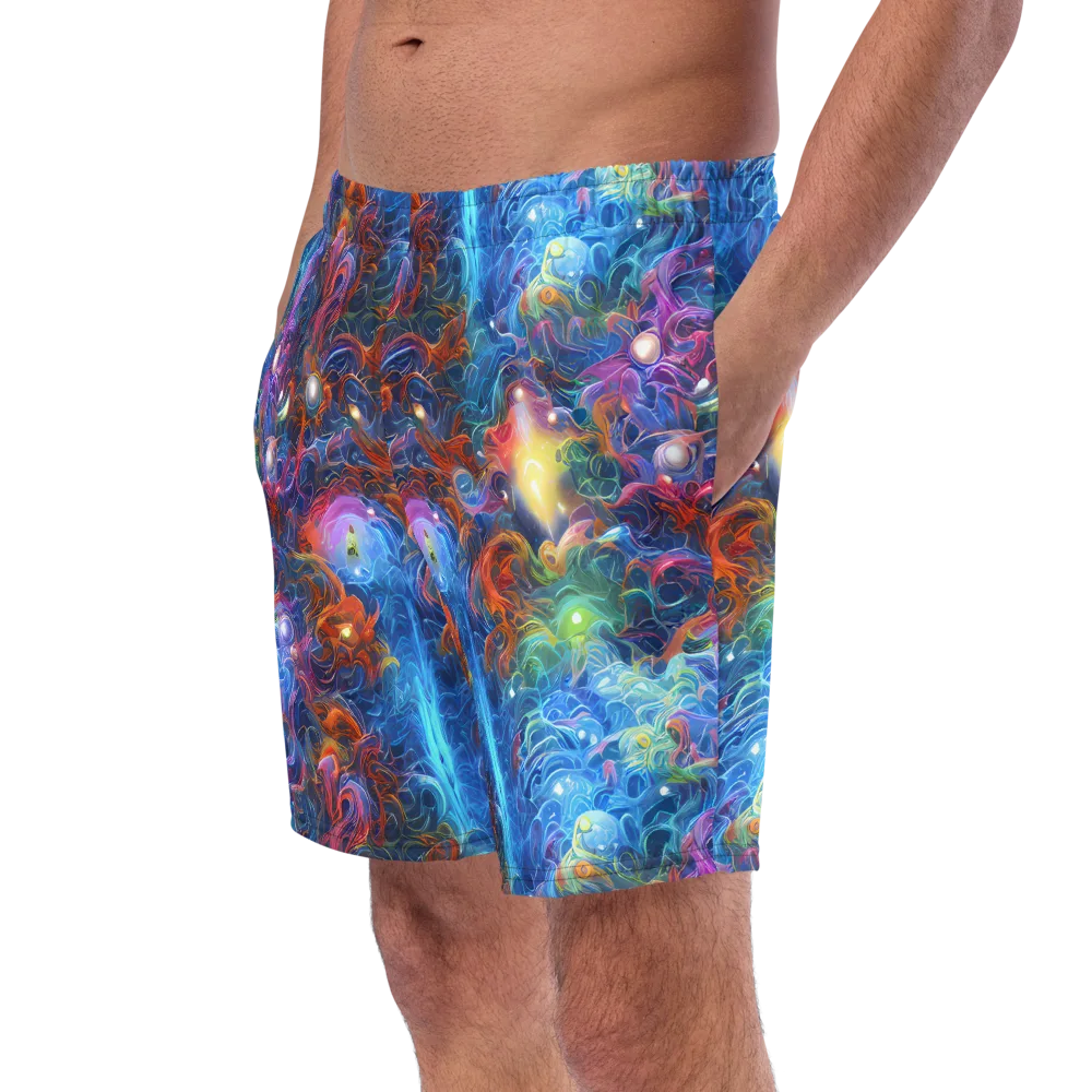 Abyssal Aurora on Swim Trunks — Left Front