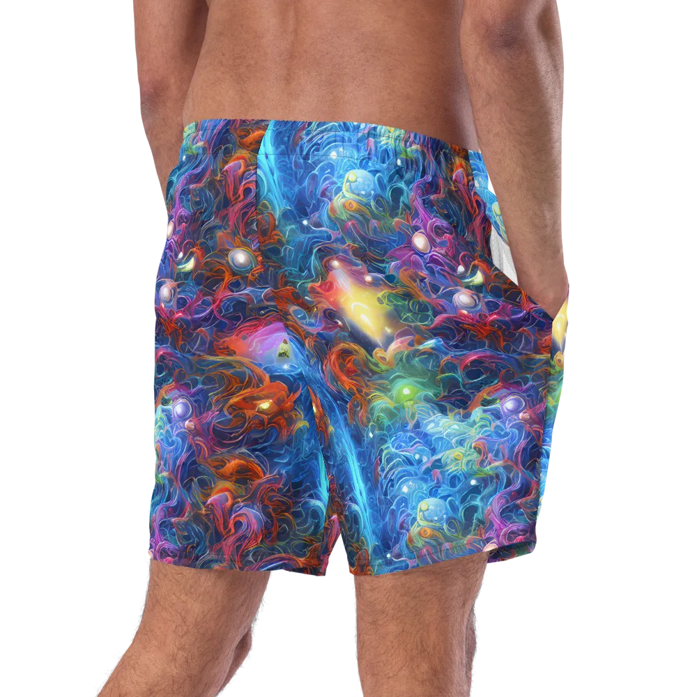 Abyssal Aurora on Swim Trunks — Right Back