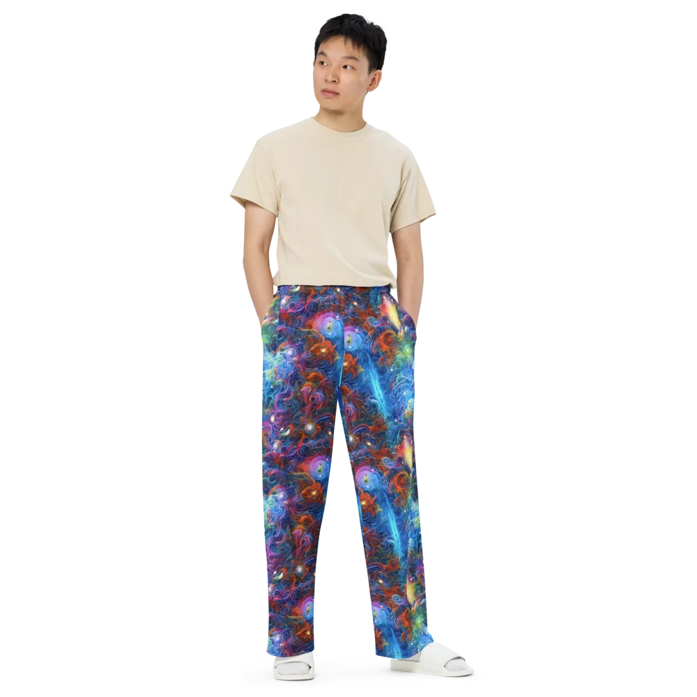 Abyssal Aurora on Wide-Leg Pants — Front