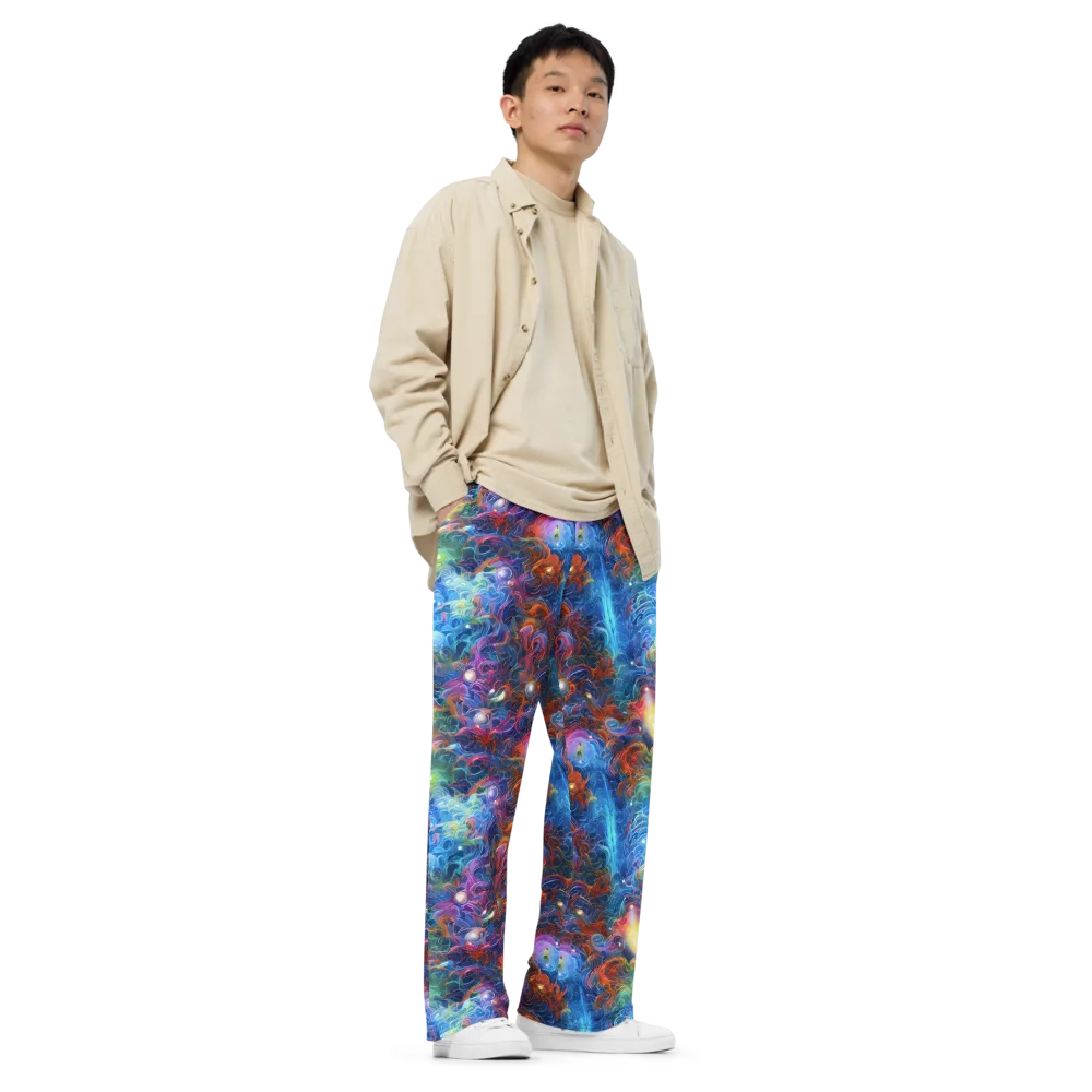 Abyssal Aurora on Wide-Leg Pants — Right Front