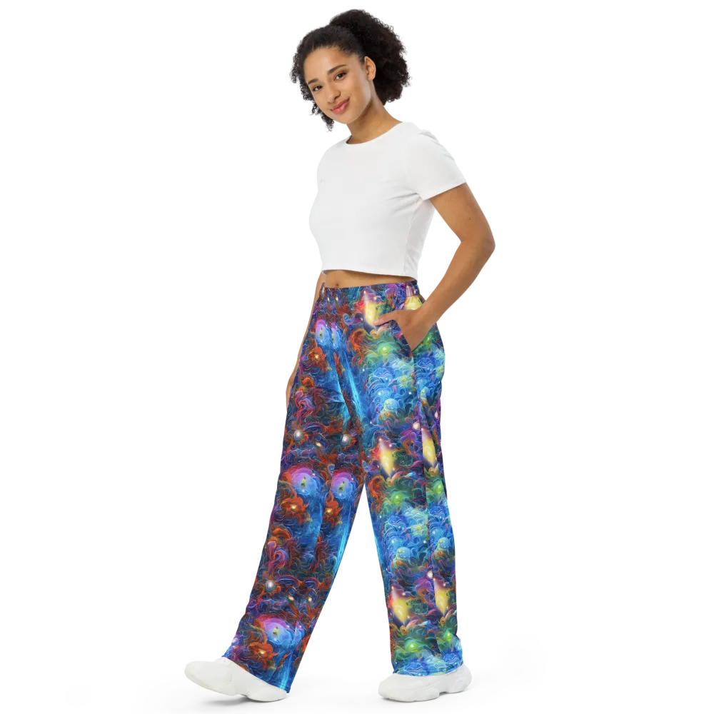 Abyssal Aurora on Wide-Leg Pants — Left Front