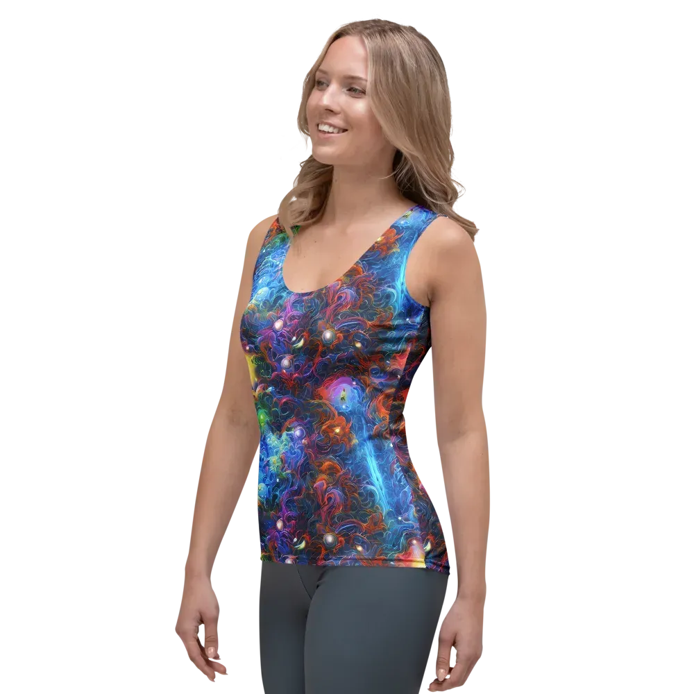 Abyssal Aurora on Women's Tank Top — Left Front