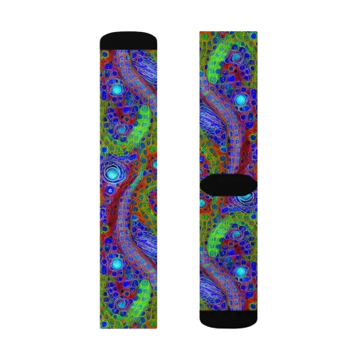 Psychedelic Matrix on a Socks