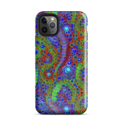 Psychedelic Matrix on a Tough Case for iPhone®