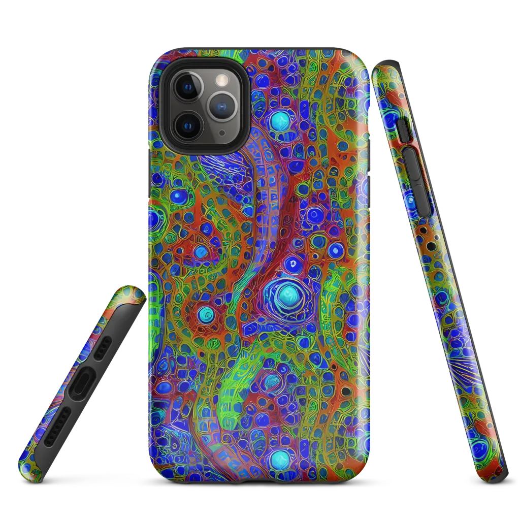 Psychedelic Matrix on Tough Case for iPhone® — Front