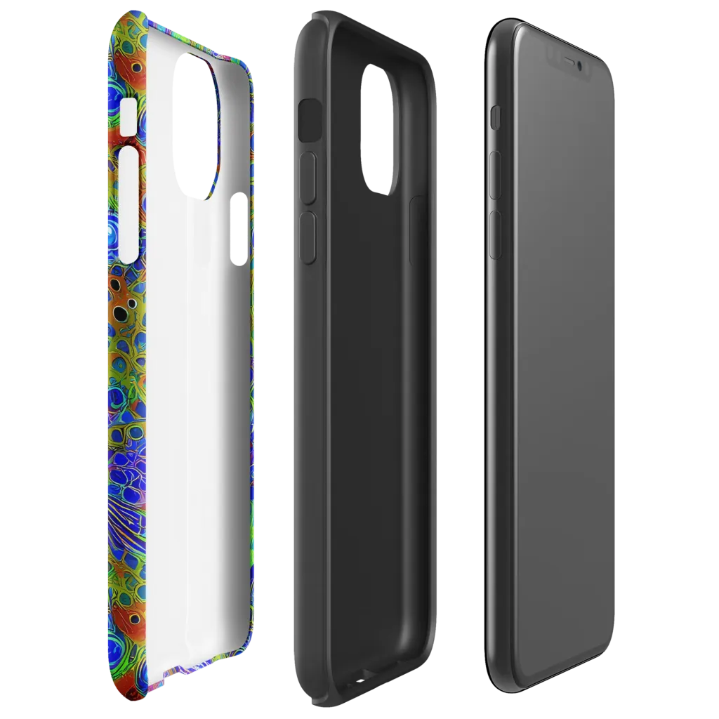 Psychedelic Matrix on Tough Case for iPhone® — Right